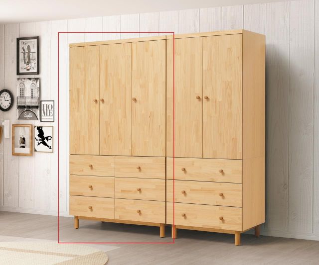 哥本哈根實木 4 × 7 尺衣櫥